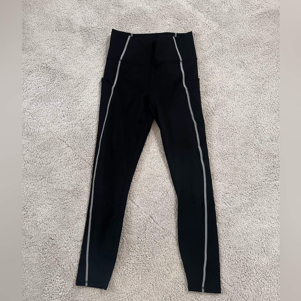 Fabletics PureLuxe Black High Waisted Leggings w/ Pockets